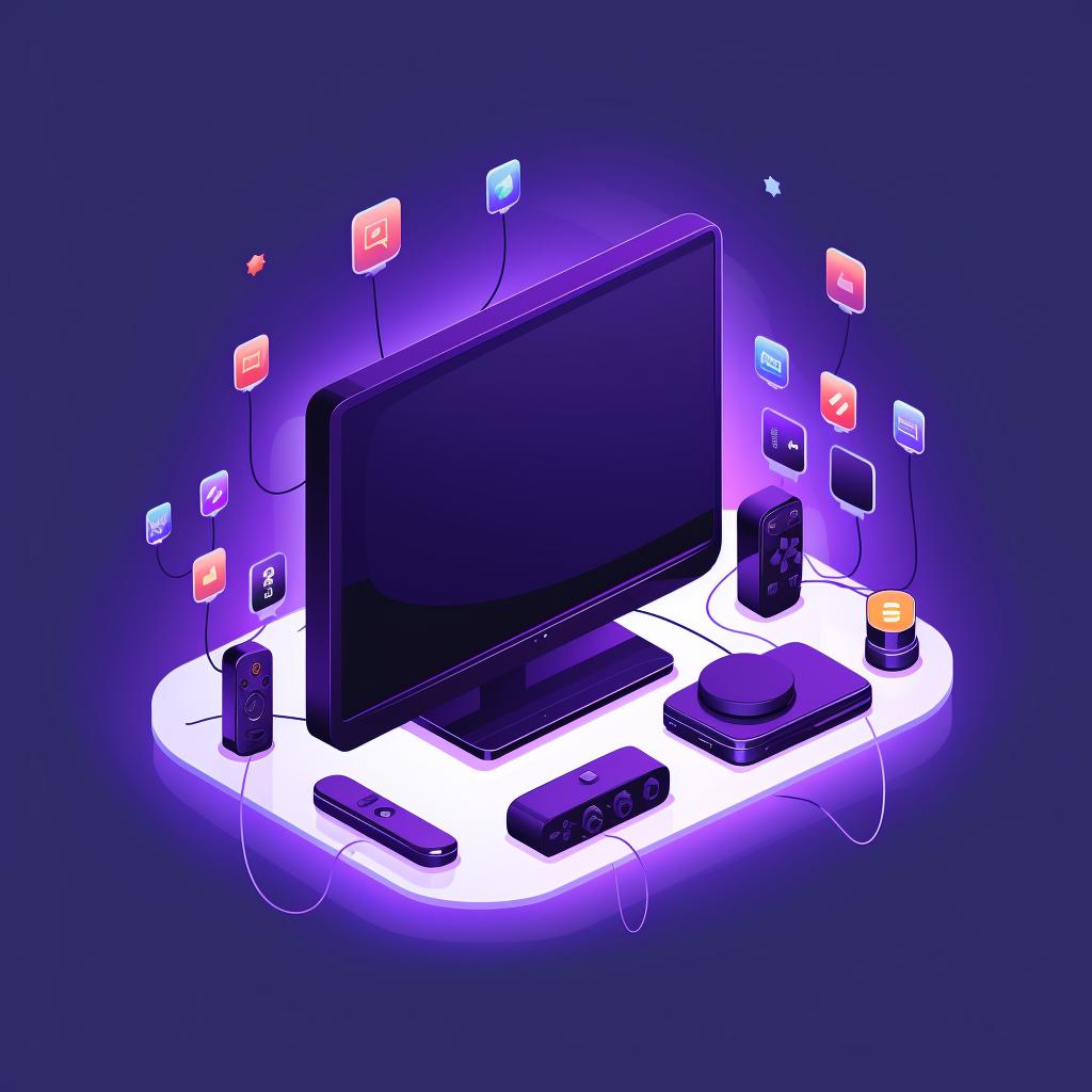 List of available devices for screen mirroring with a Roku device highlighted