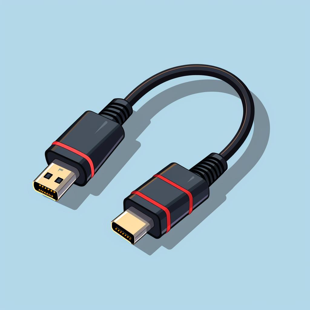 HDMI adapter and cable