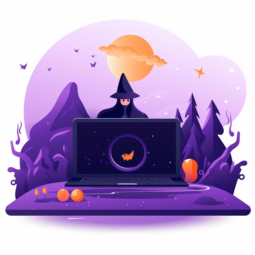 Screen Witch software open on laptop